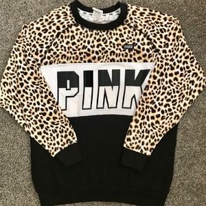 Victoria Secret PINK Cheetah Sweater